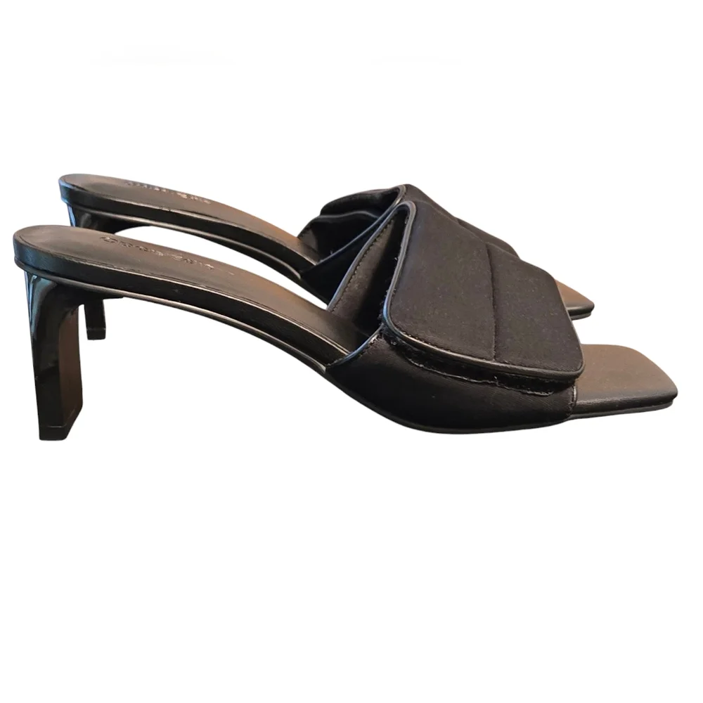 Open Edit Cava Slide Sandal Sz 7 Black NEW